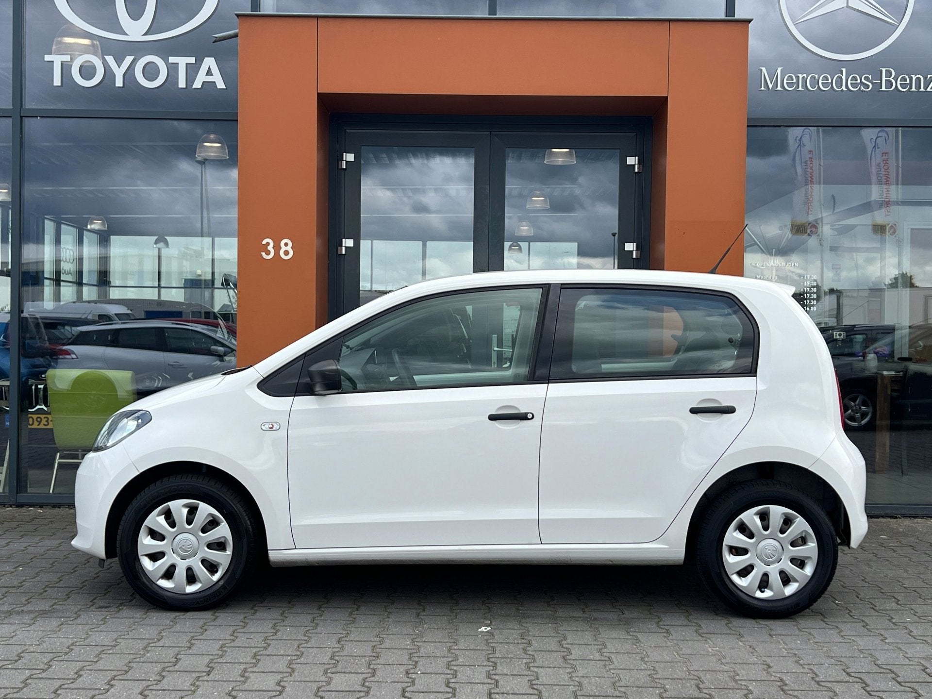 Skoda Citigo 1.0 Greentech|Navi|Bluetooth|Airco|Isofix|APK, Voorwielaandrijving, Euro 5, Gebruikt, 60 pk