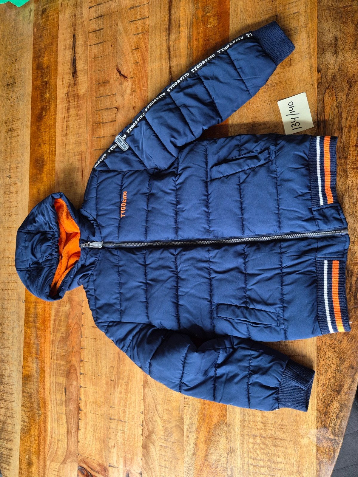 Winterjas maat 134/140 - heel en schoon, Jongen of Meisje, Ophalen of Verzenden, Zo goed als nieuw, Tygo & Vito