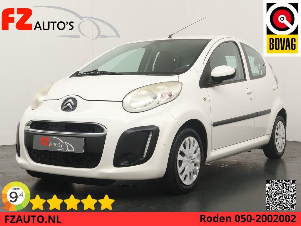 Citroen C1 1.0 Collection - Airconditioning - Elektrische ra, Auto's, Citroën, Voorwielaandrijving, Euro 5, Stof, Gebruikt