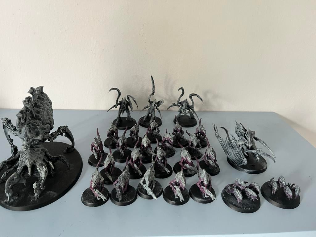 Warhammer 40K Tyranids Starter Set - Klaar om te spelen!, Gebruikt, Figuurtje(s), Ophalen of Verzenden, Warhammer 40000