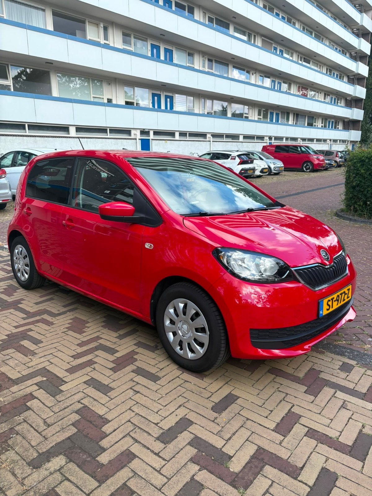 Skoda Citigo 1.0 60pk 2018 VOLLEDIG DEALERONDERHOUDEN, Voorwielaandrijving, Stof, 4 stoelen, Origineel Nederlands