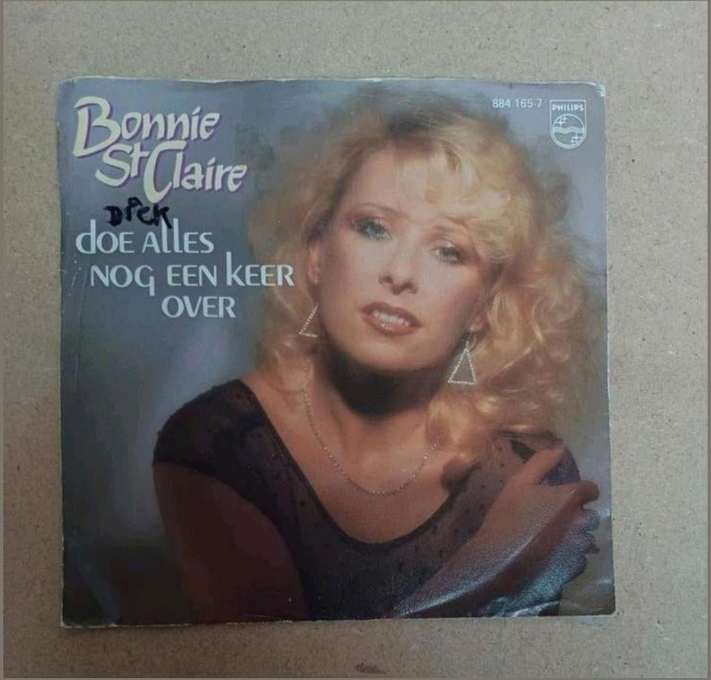 Bonnie St.Claire  - Doe Alles Nog Een Keer Over, Cd's en Dvd's, Gebruikt, 7 inch, Single, Ophalen of Verzenden