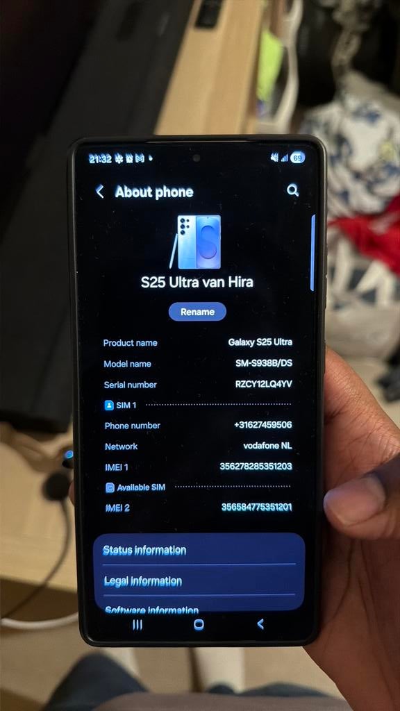 S25 Ultra ZGAN 256GB, Telecommunicatie, Mobiele telefoons | Batterijen en Accu's, Ophalen, Zo goed als nieuw, Samsung
