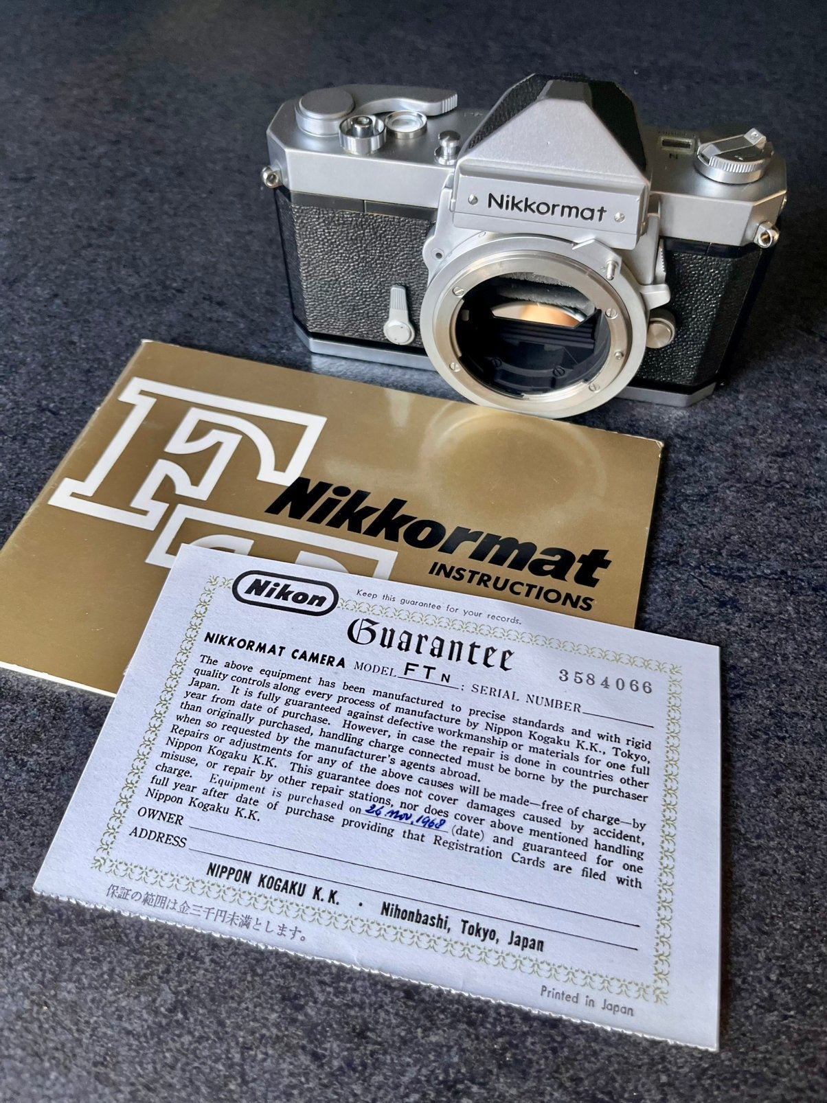 Nikkormat FT N, Ophalen of Verzenden, Gebruikt, Spiegelreflex, Nikon