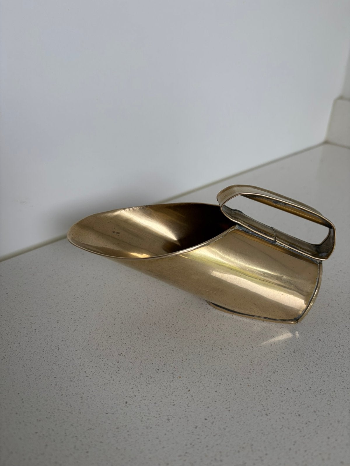 Antieke koperen meelschep, Ophalen of Verzenden