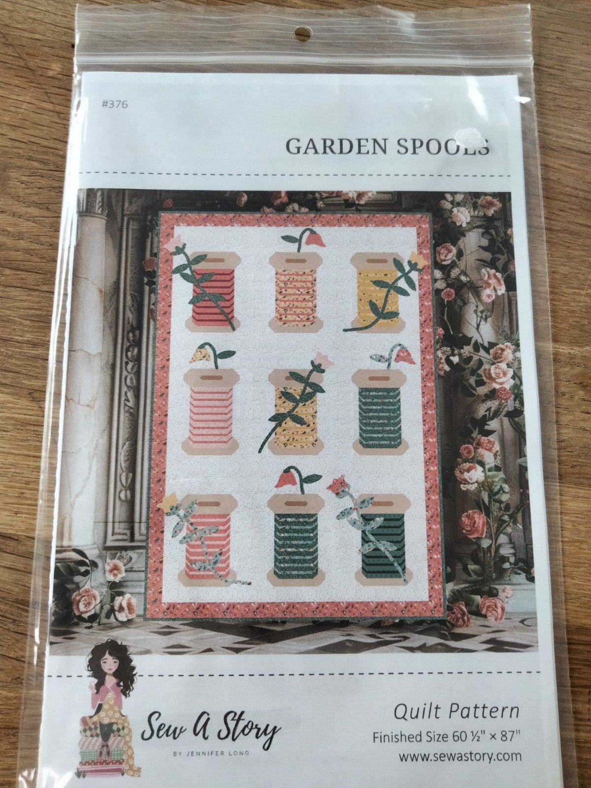Quiltpatroon "Garden Spools" van Sew a Story, Ophalen of Verzenden, Nieuw, Overige typen