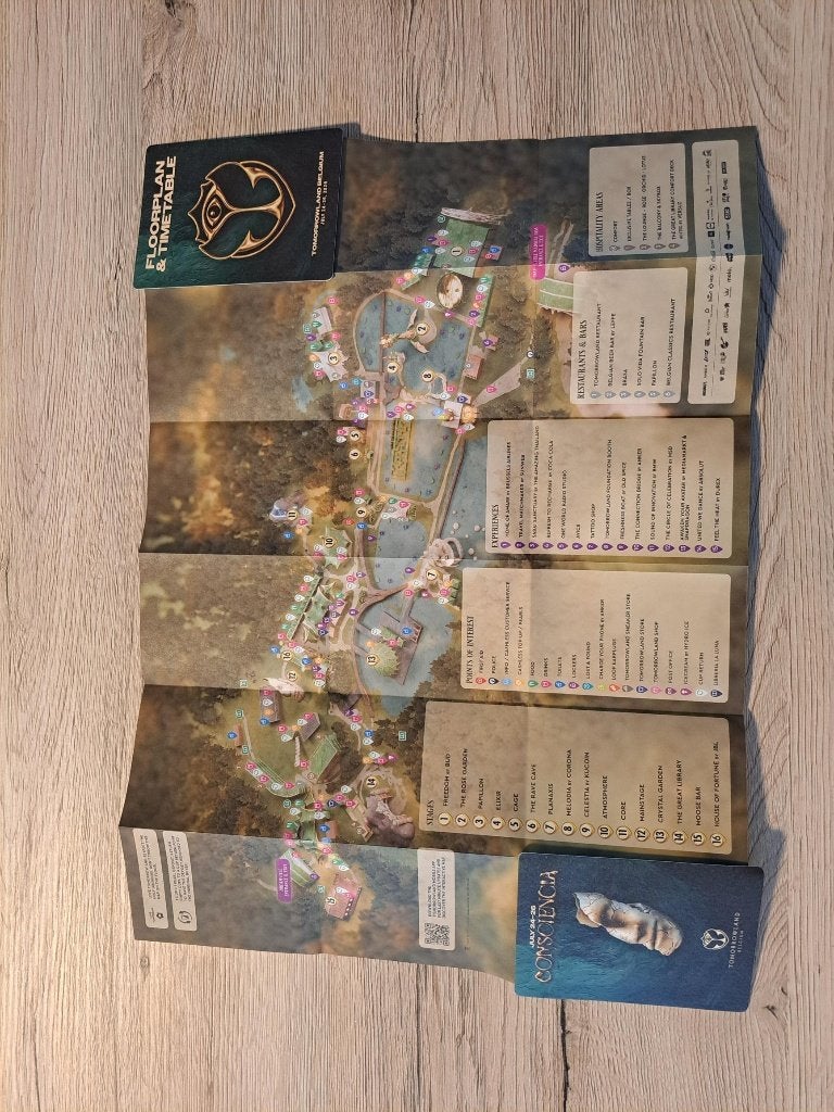 timetable Tomorrowland W1 en W2, Ophalen of Verzenden, Nieuw, Gebruiksvoorwerp