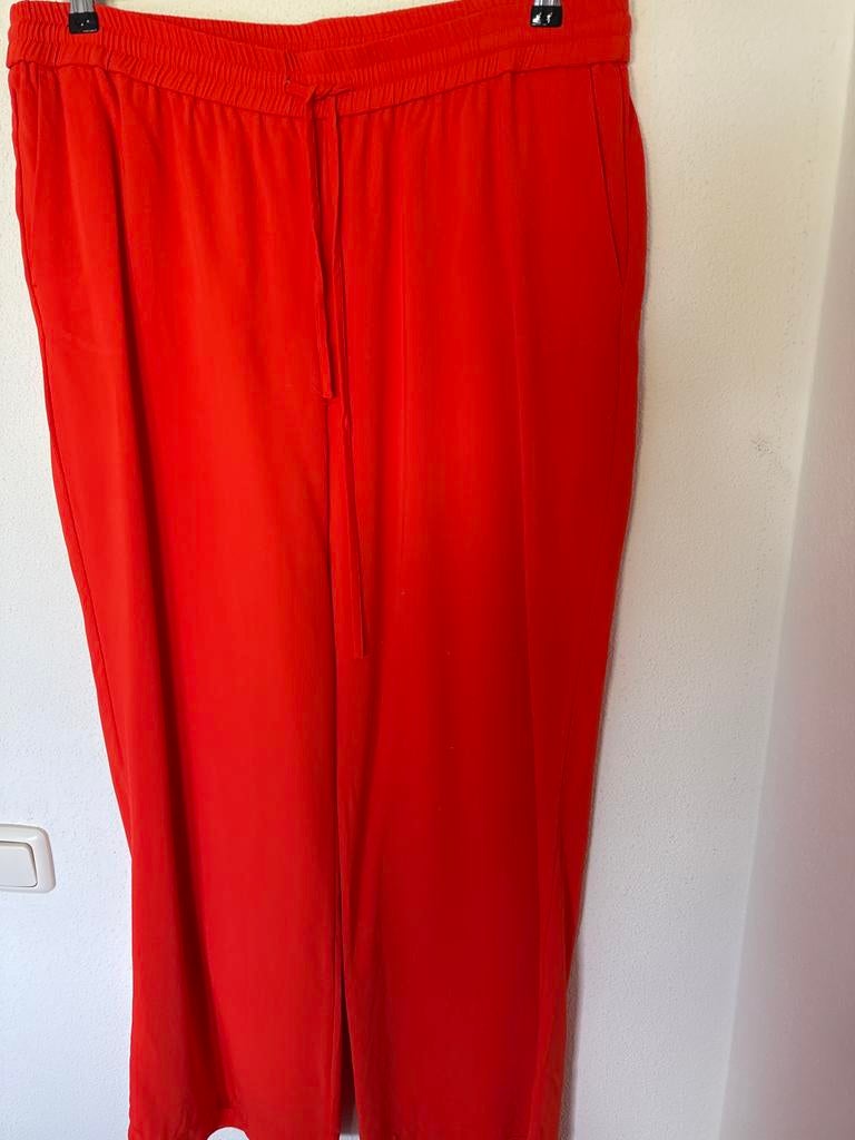 ZGAN Oranje Broek - Claudia Sträter - Maat 46, Ophalen of Verzenden, Zo goed als nieuw, Maat 46/48 (XL) of groter, Oranje