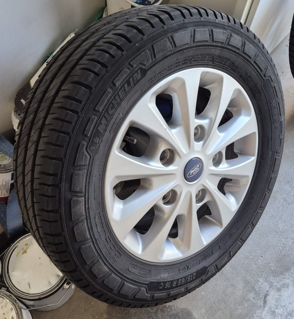 Ford transit custom: 4 Nieuwe michelin banden en velgen, Auto-onderdelen, Ophalen, 16 inch, Nieuw, All Season