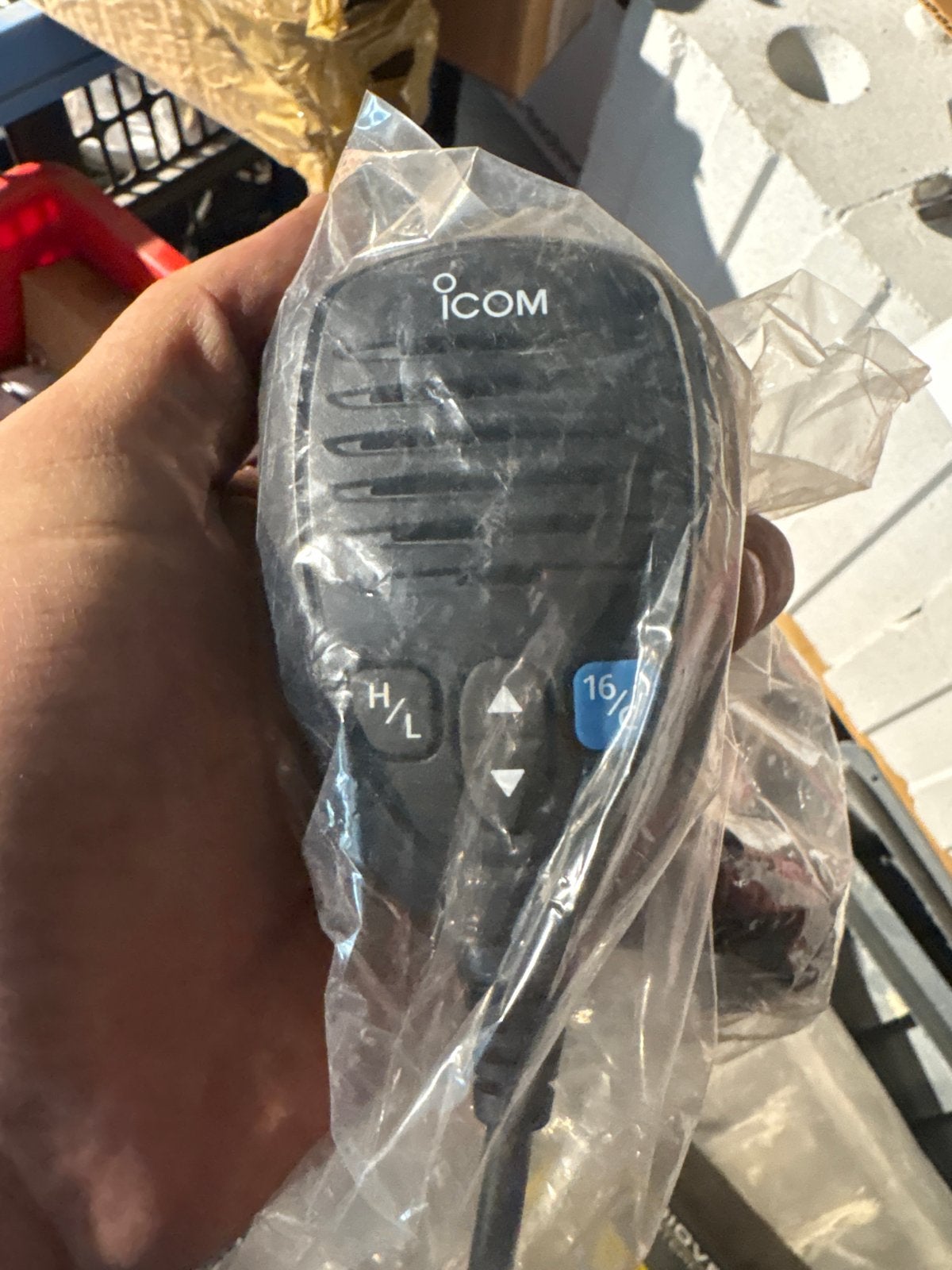 Icom microfoon voor portofoon - Nieuw in verpakking, Ophalen of Verzenden, Nieuw, Toebehoren