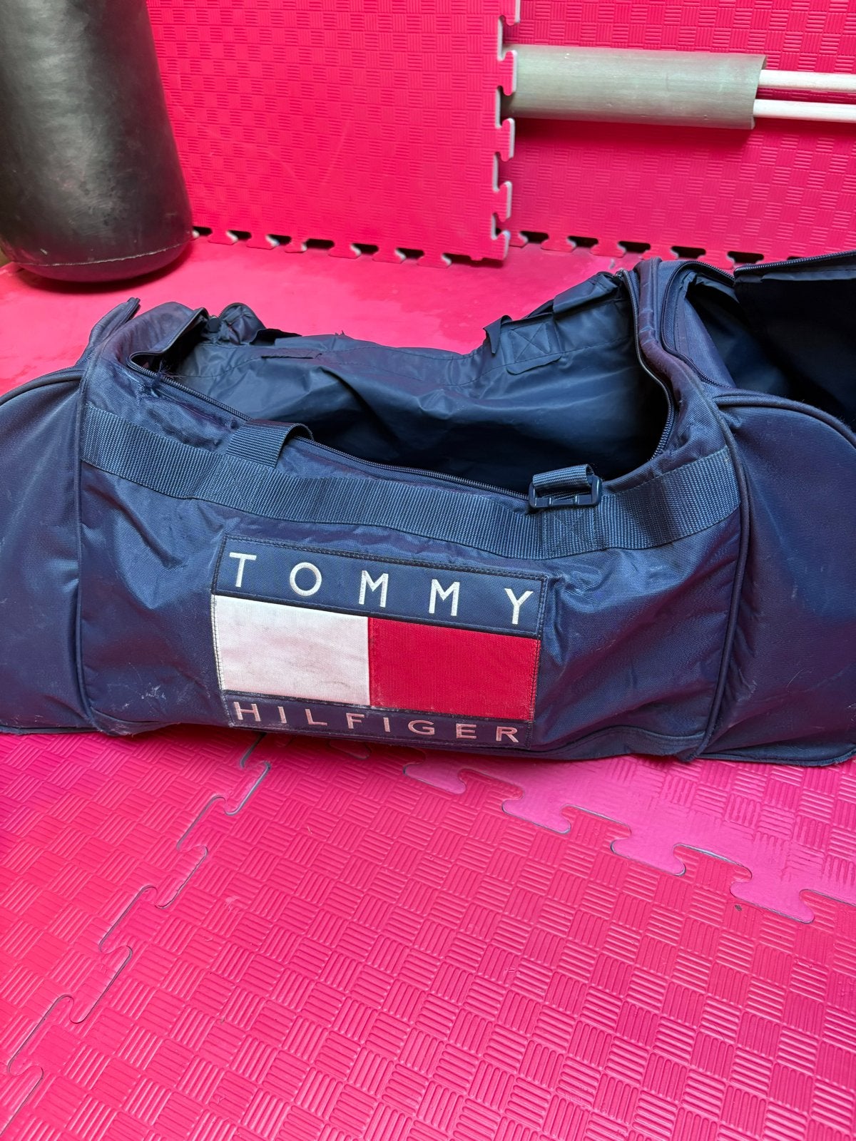 Tommy Hilfiger reistas - Blauw (gebruikt), Ophalen, Gebruikt, 20 tot 30 cm, Blauw