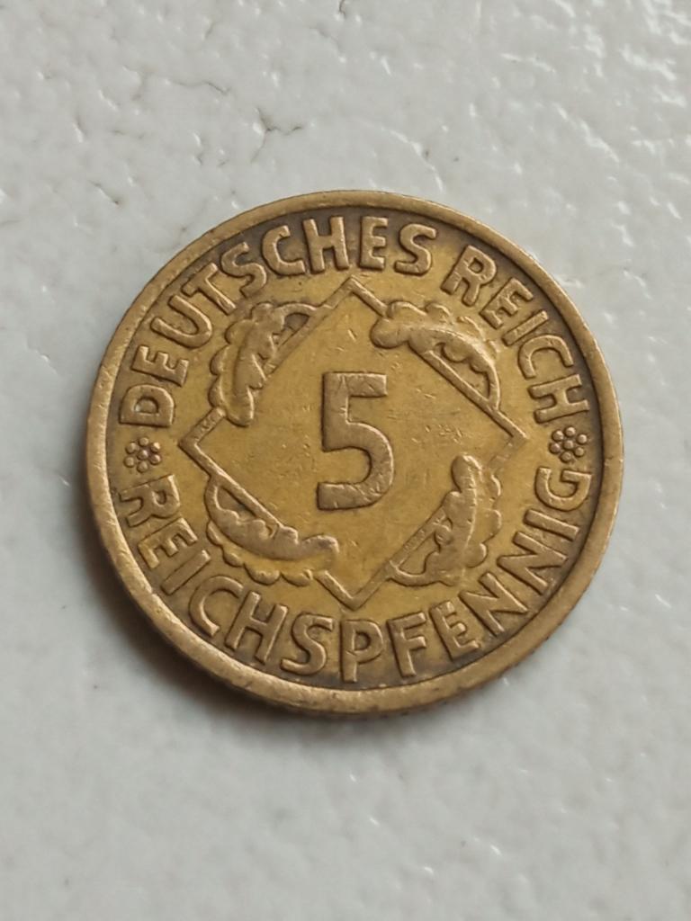 Duitse Rijk 5 reichpfennig 1935 A., Ophalen of Verzenden, Duitsland, Losse munt
