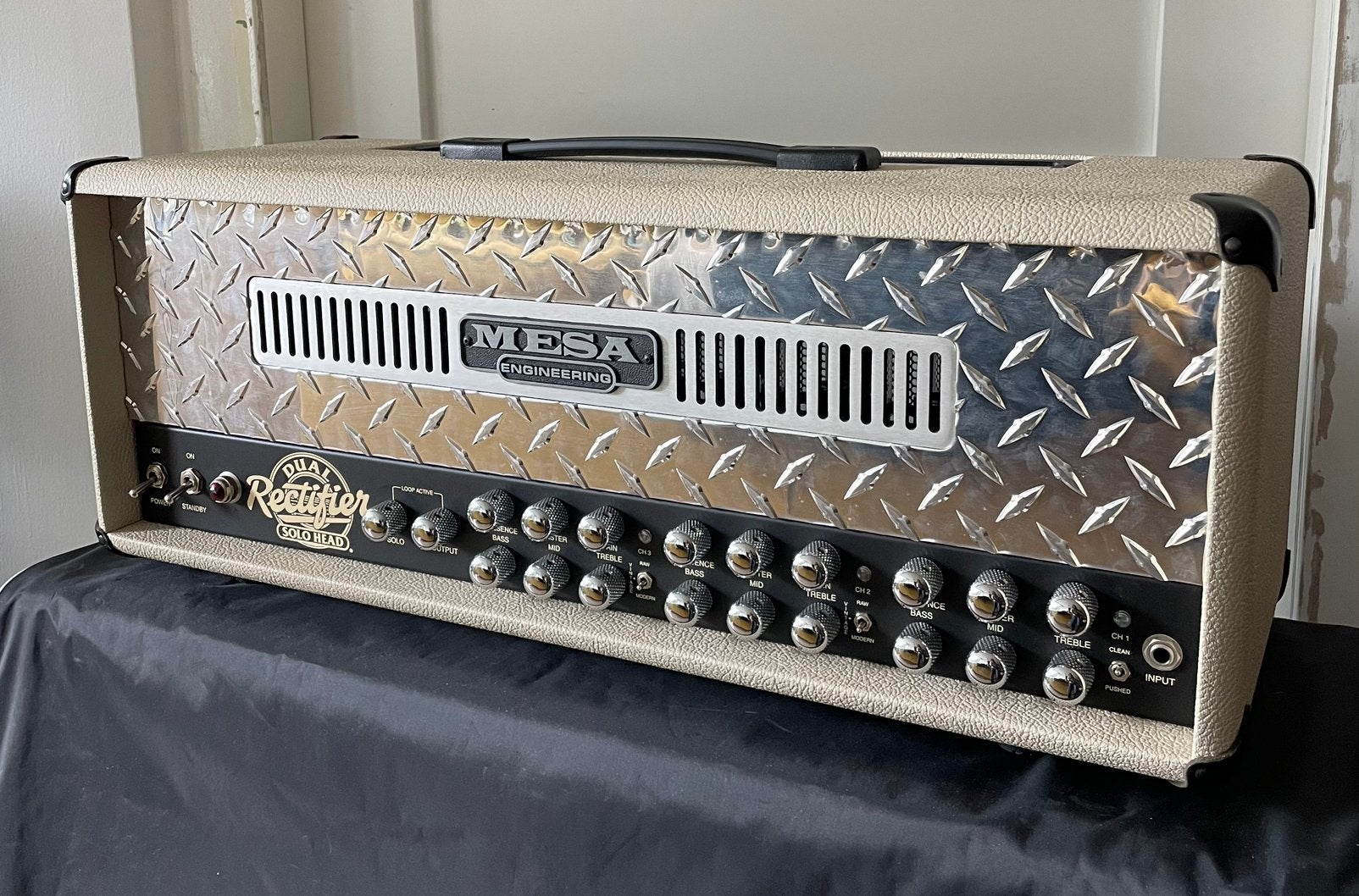 Mesa Dual Rectifier top, Ophalen, Zo goed als nieuw, 100 watt of meer