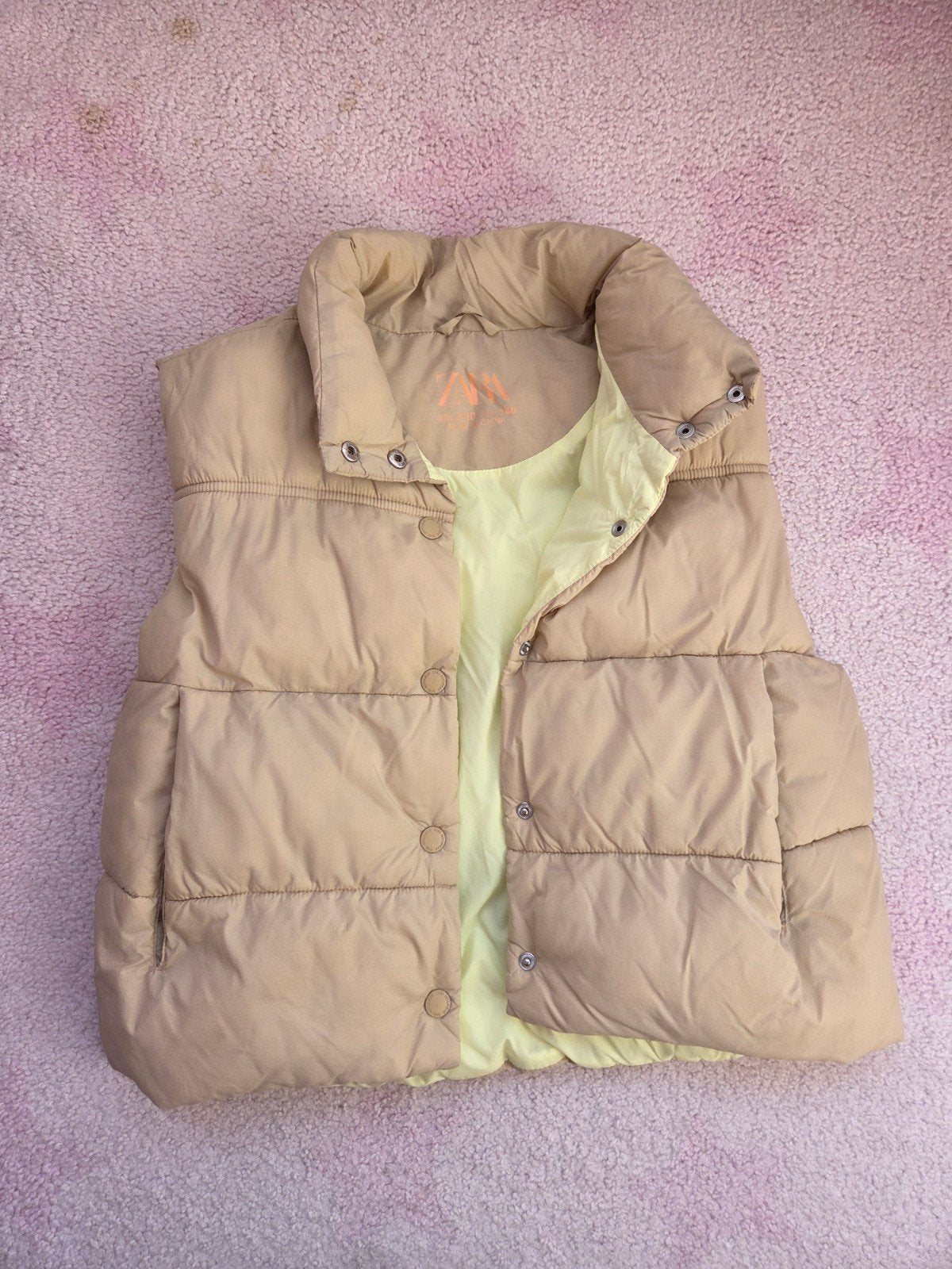 Bodywarmer Zara maat 140 meisje, Zara Basic, Ophalen of Verzenden, Beige
