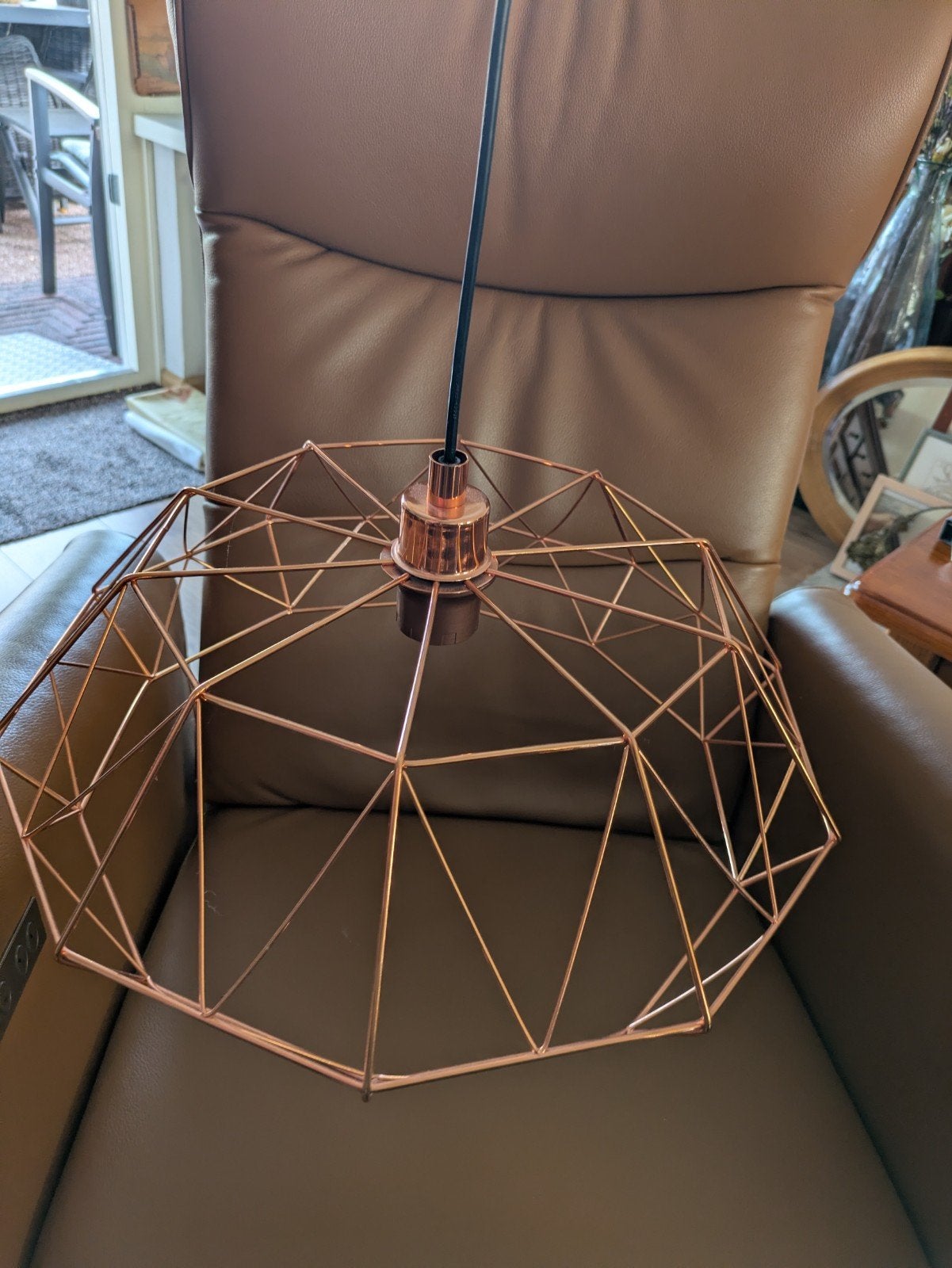 Hanglamp, Huis en Inrichting, Lampen | Lampenkappen, Ophalen of Verzenden, Rond