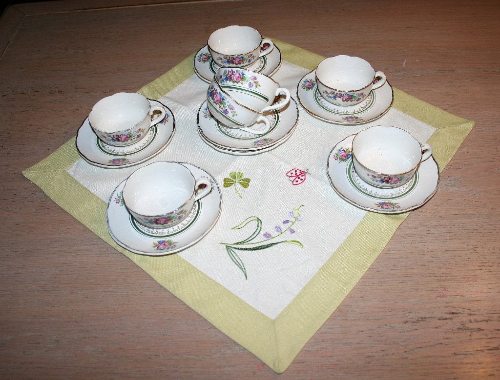 Digoin Theeservies decor Trianon, Antiek en Kunst, Ophalen of Verzenden