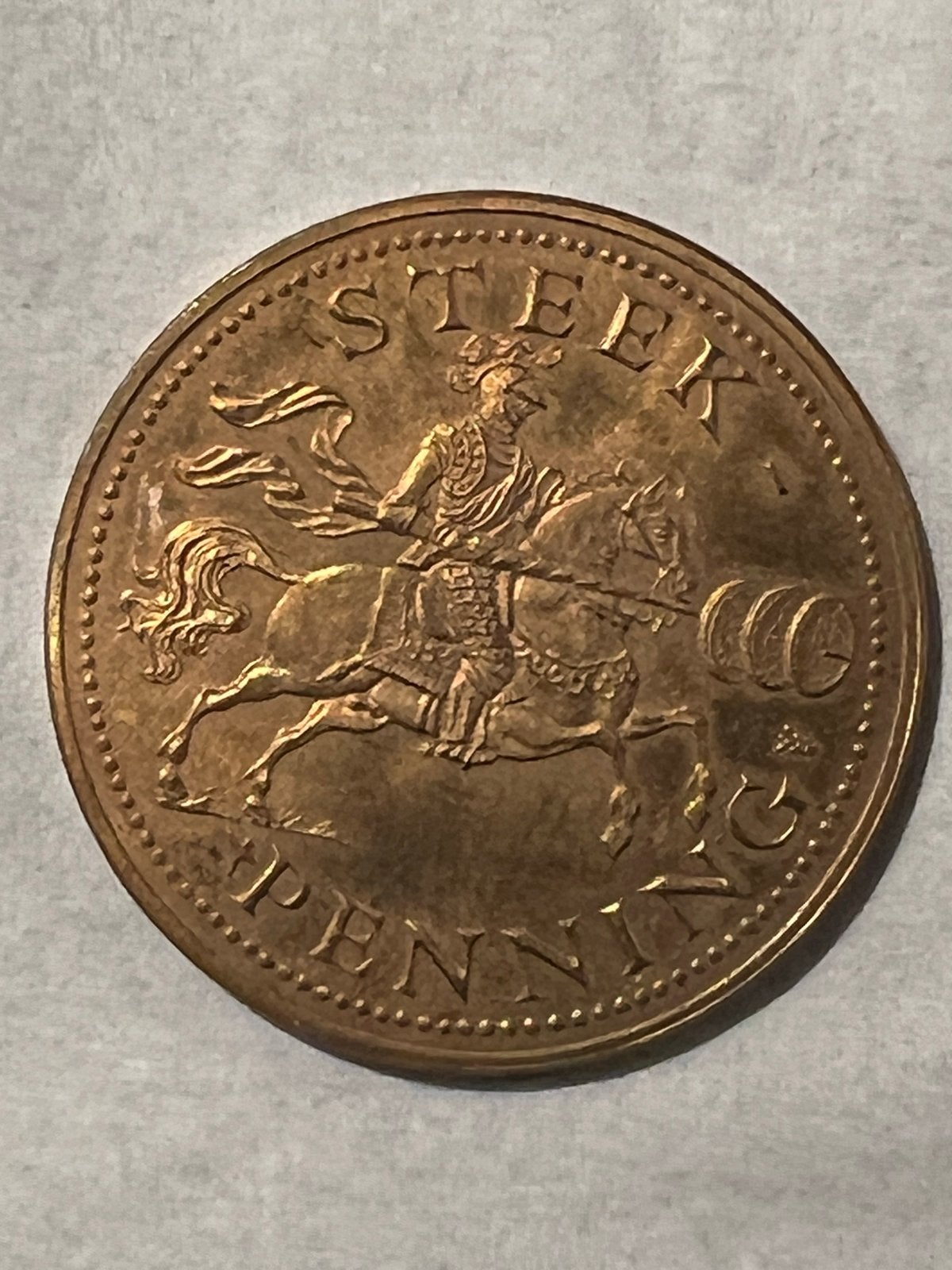 Oude Penning - Vespasianus Pecunia Non Olet, Ophalen of Verzenden, Brons, Buitenland