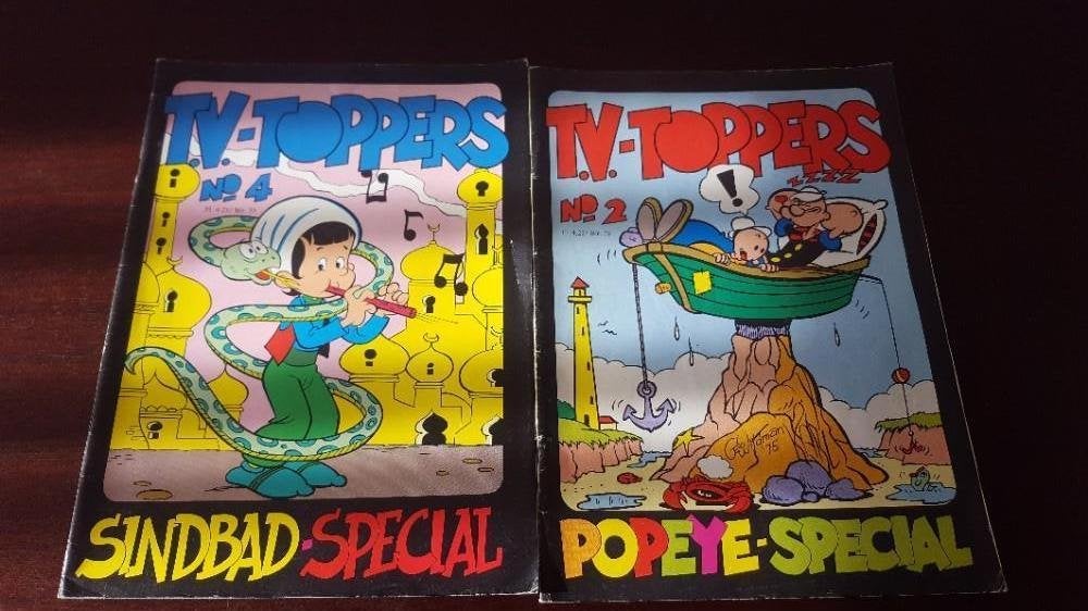 Tv Toppers Popeye en Sinbad special, Boeken, Eén stripboek, Ophalen of Verzenden