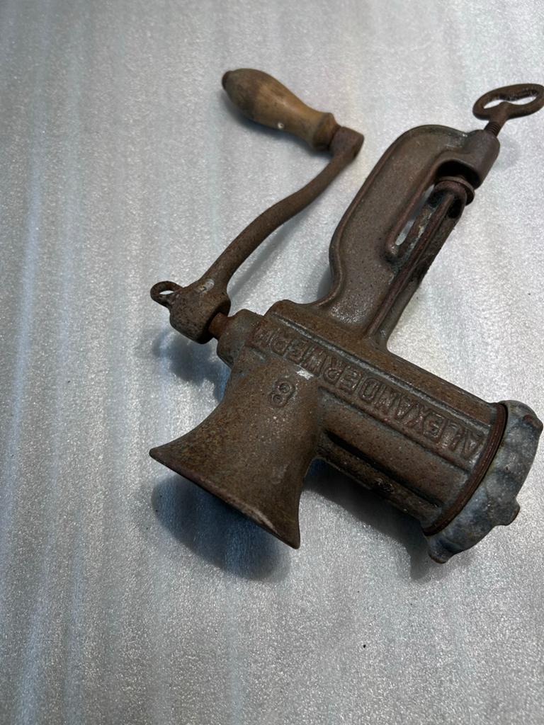 Antieke Vleesmolen Alexanderwerk nr. 8 - Decoratief, Ophalen of Verzenden