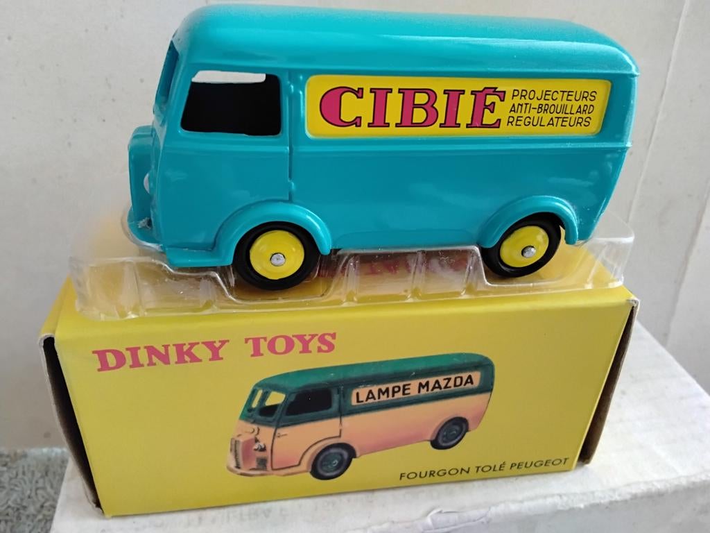 DINKY TOYS  ATLAS  PEUGEOT  D.3.A   CIBIE   NO 25 B, Hobby en Vrije tijd, Modelauto's | 1:43, Ophalen of Verzenden, Auto, Dinky Toys
