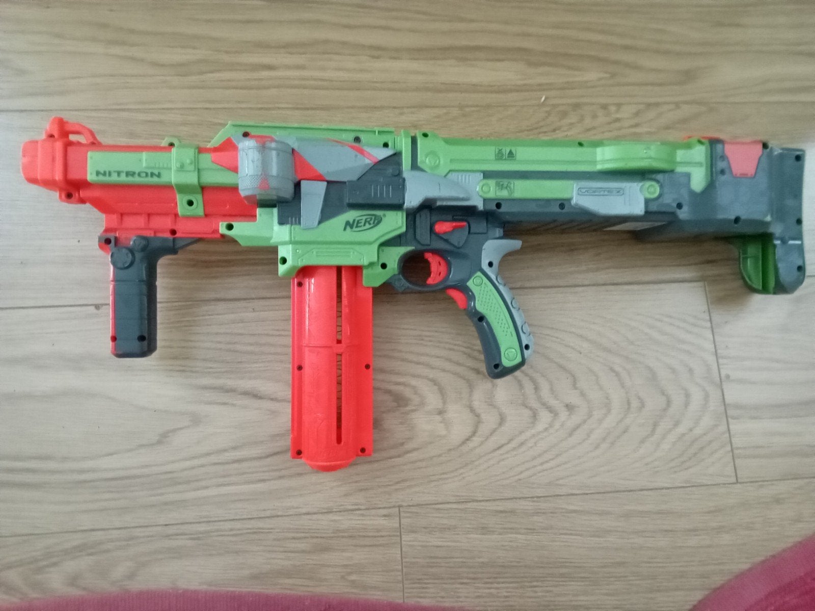 Nerf Nitron Vortex met vizier en extra Vortex blaster, Ophalen of Verzenden, Gebruikt