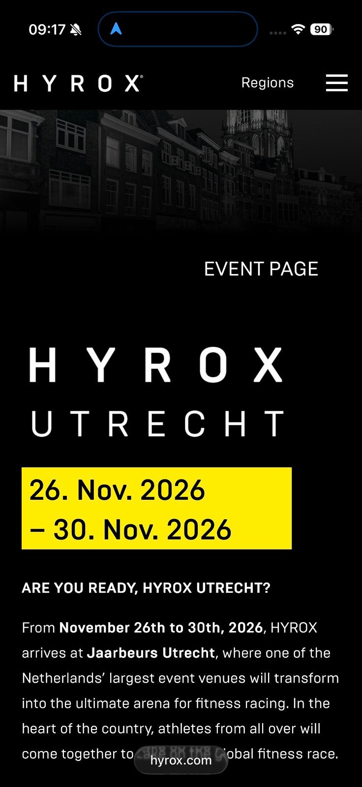 HYROX utrecht mixed dubbels, Tickets en Kaartjes, Eén persoon