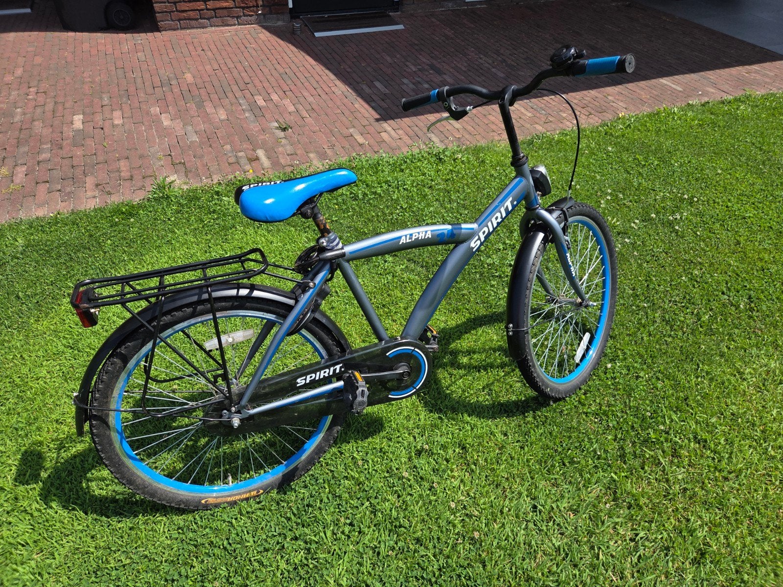 Jongensfiets 24 inch, Ophalen, Terugtraprem, Handrem, Spirit