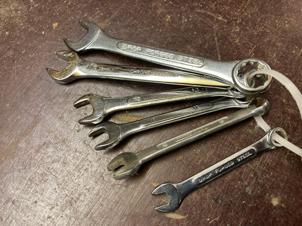 Handgereedschap steeksleutel ringsleutel Drop-Forged-Steel6x, Ophalen of Verzenden, Zo goed als nieuw