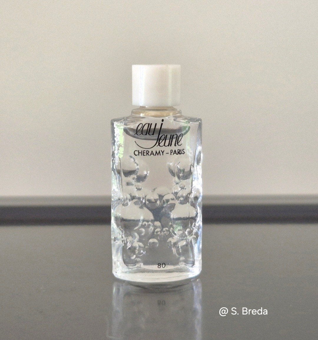 Cheramy Paris - Eau Jeune - vintage miniatuur, Ophalen of Verzenden, Zo goed als nieuw, Miniatuur, Gevuld