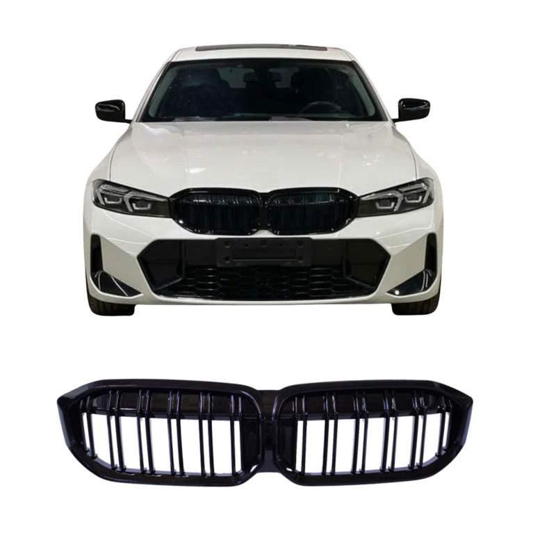 BMW 3 REEKS G20 LCI GLANZEND ZWARTE DUBBELE SPIJLEN, Ophalen of Verzenden, Voor, BMW, Bumper