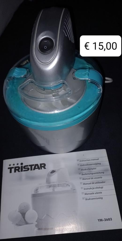 Tristar IJsmachine YM-2603 - Maak zelf heerlijk ijs!, Ophalen, Gebruikt