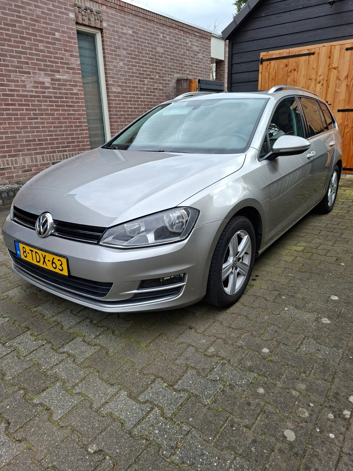 Volkswagen Golf 1.2 TSI variant 2014 Grijs highline!, Voorwielaandrijving, 4 cilinders, 1197 kg, Origineel Nederlands