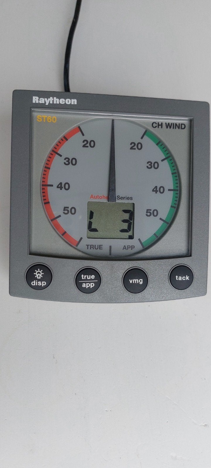 Raymarine ST60 Wind CH/VMG Display | A22006, Ophalen of Verzenden, Zo goed als nieuw, Gps of Kompas