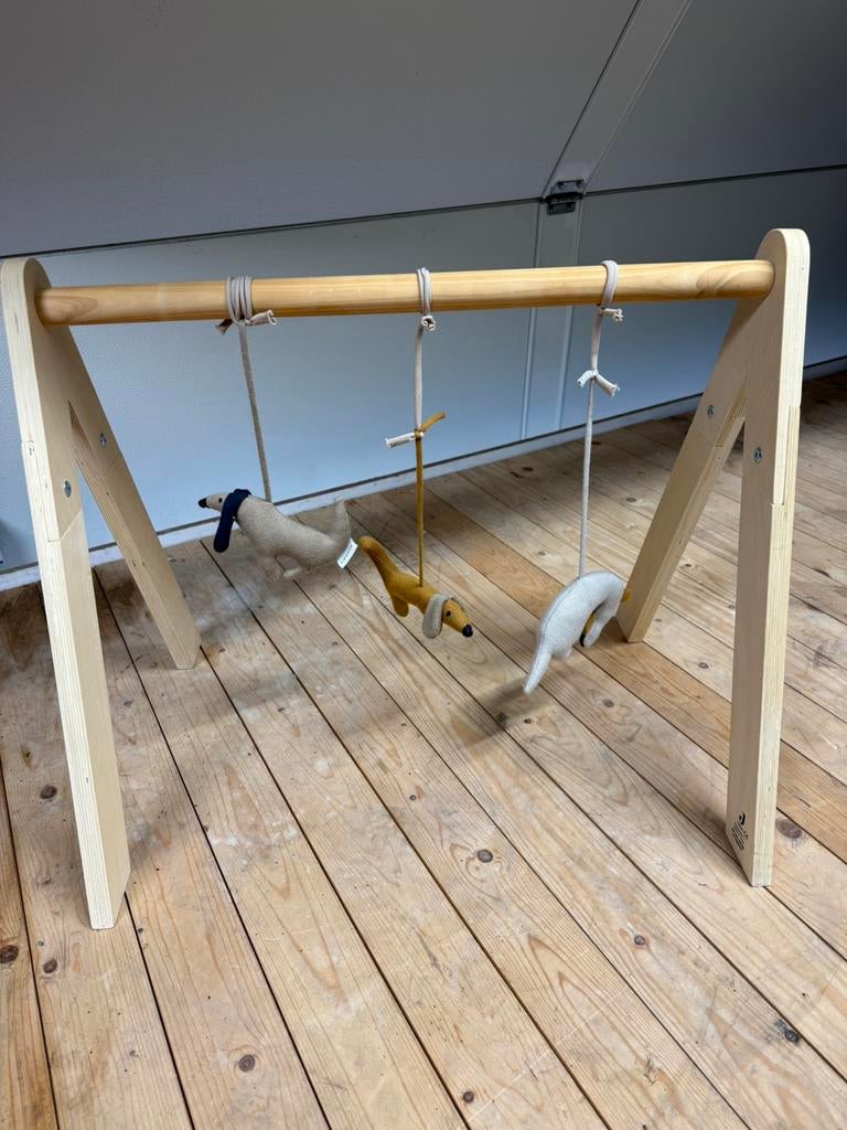 Jolein baby gym, incl liewood teckel hangers, Ophalen of Verzenden, Zo goed als nieuw