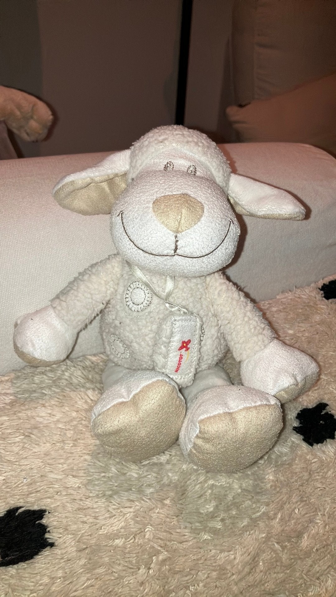 Nicotoy schaap, Gebruikt, Overige typen, Ophalen of Verzenden, Wasbaar