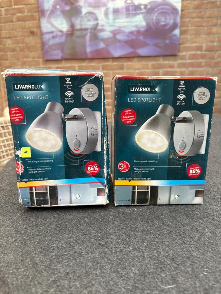 2 x livarno lux led spotlight nieuw, Ophalen of Verzenden, Nieuw