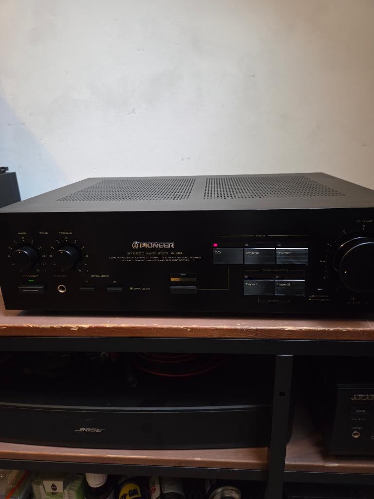 Pioneer A-33 geïntegreerde Versterker 1986, Ophalen, Zo goed als nieuw, Pioneer, Minder dan 60 watt