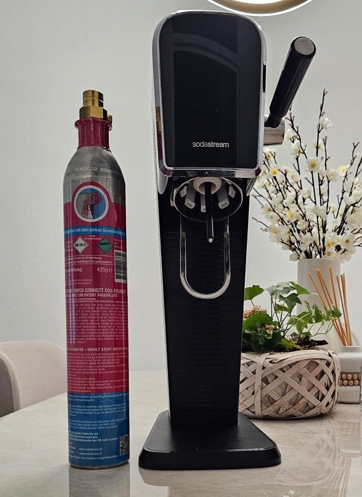 SodaStream Art Zwart incl 3 flessen, 2 cilinders & 11 smaken, Ophalen, Gebruikt