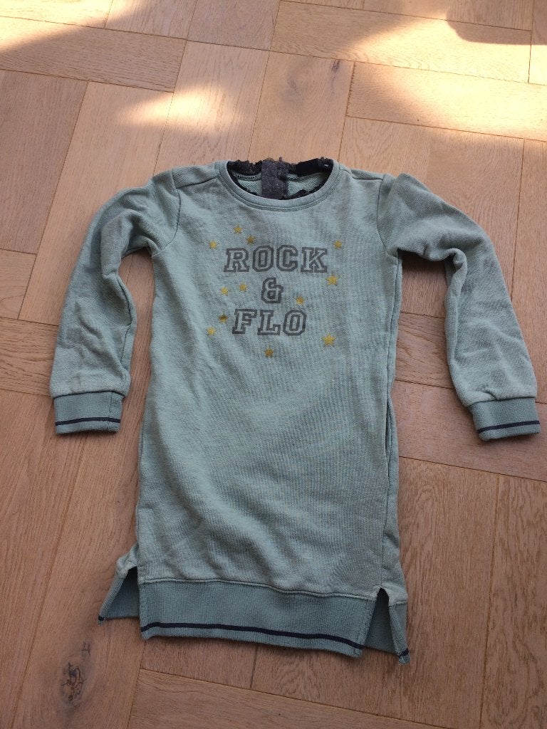Stoer jurkje van Dress Like Flo maat 134/140 - nog net!!, Gebruikt, Meisje, Ophalen of Verzenden, Jurk of Rok