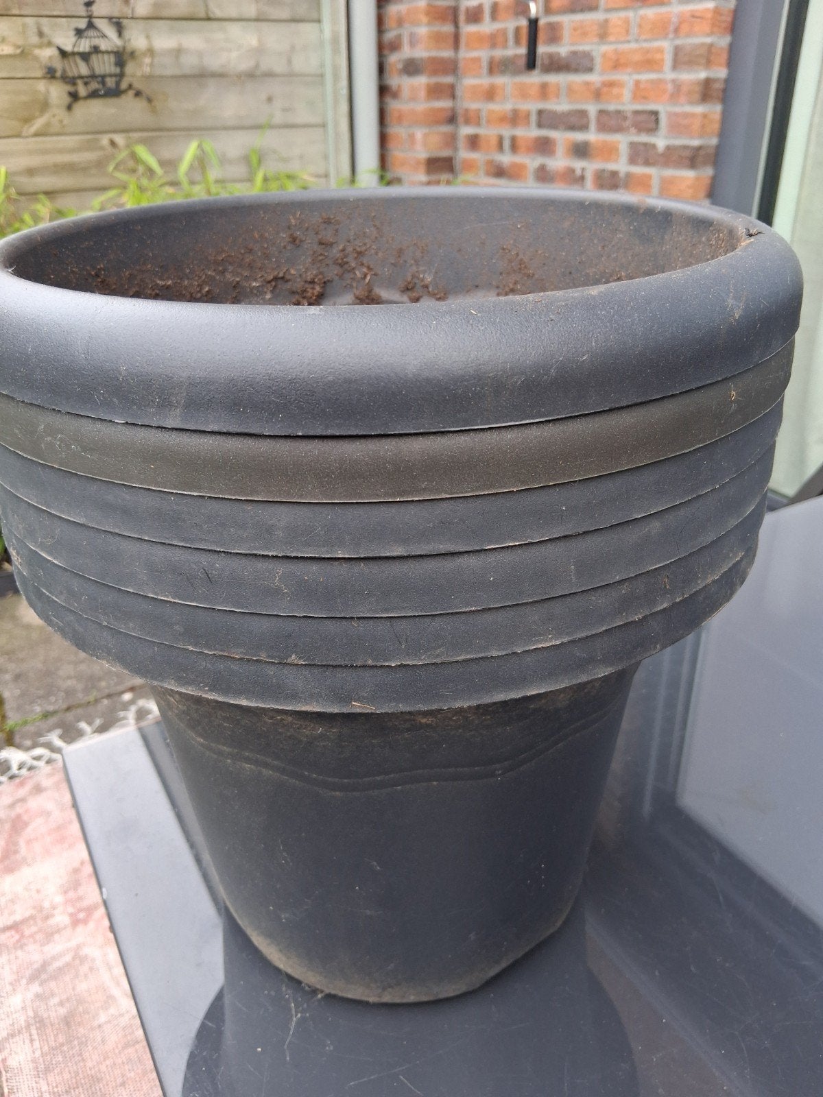 6 bloempotten, Tuin en Terras, Bloembakken en Plantenbakken, Ophalen, Rond, Steen, Minder dan 30 cm