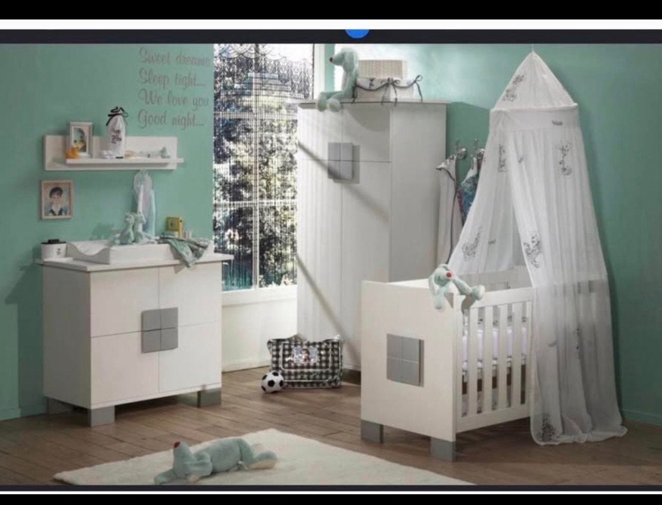 Mooie ledikant en commode - Z.s.m. ophalen!, Kinderen en Baby's, Kinderkamer | Commodes en Kasten, Ophalen, Gebruikt, 50 tot 70 cm