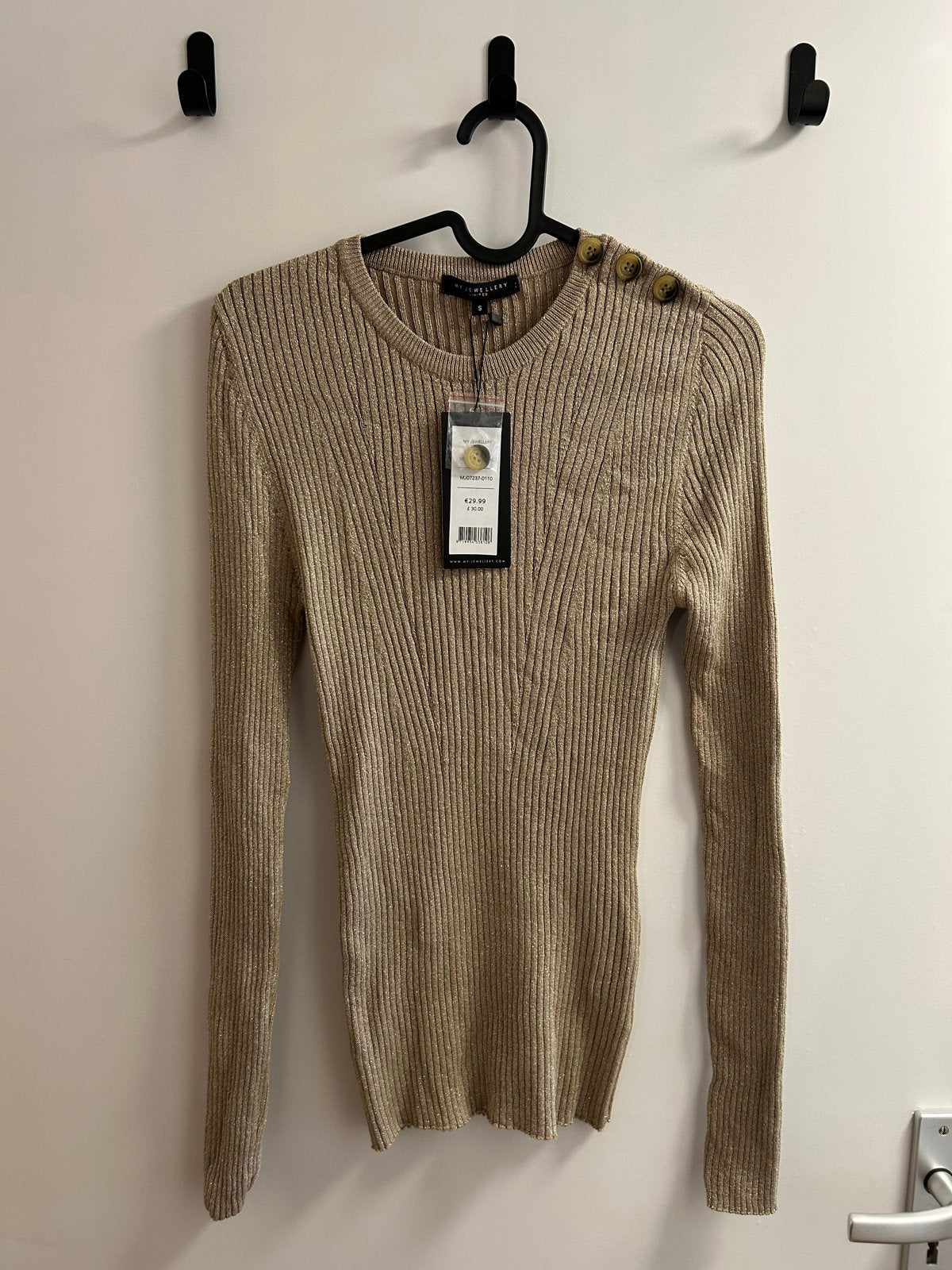 Nieuwe My Jewellery ribgebreide longsleeve maat S, My Jewellery, Verzenden, Nieuw, Maat 36 (S)