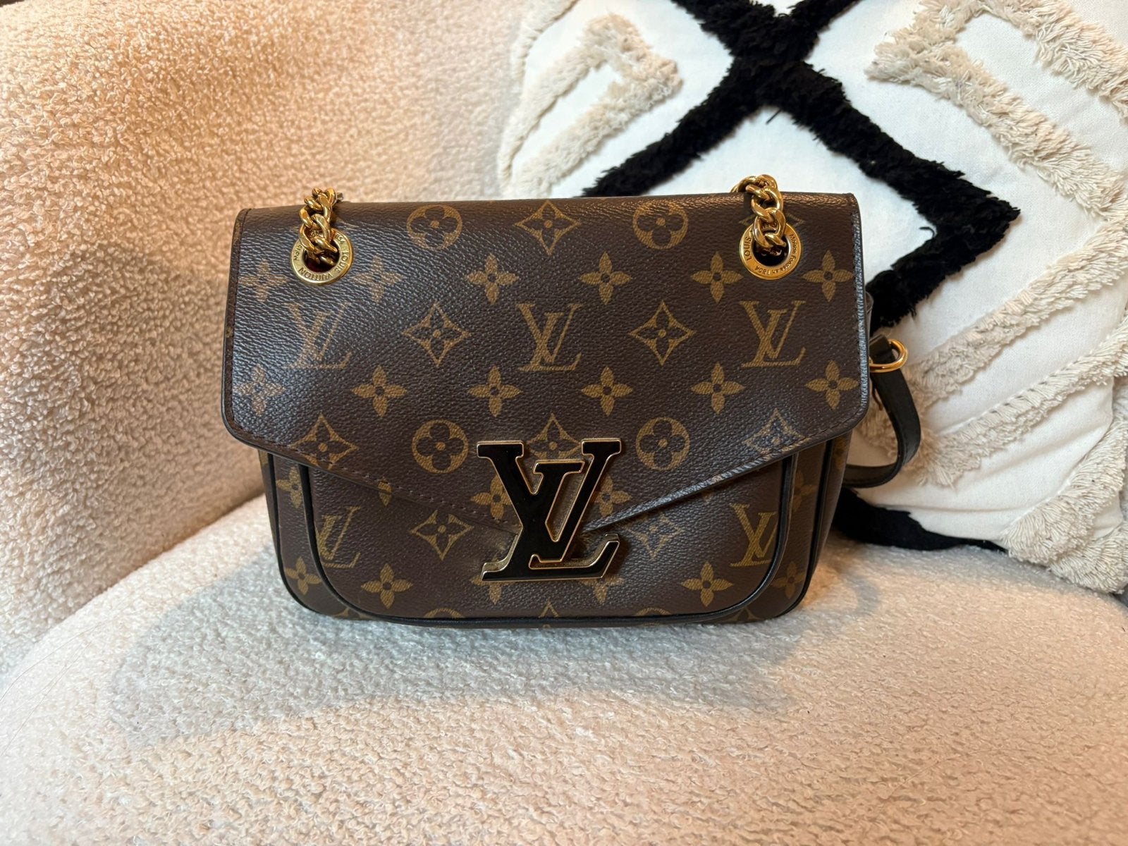 Louis Vuitton passy bag, Ophalen, Gebruikt, Bruin, Schoudertasje