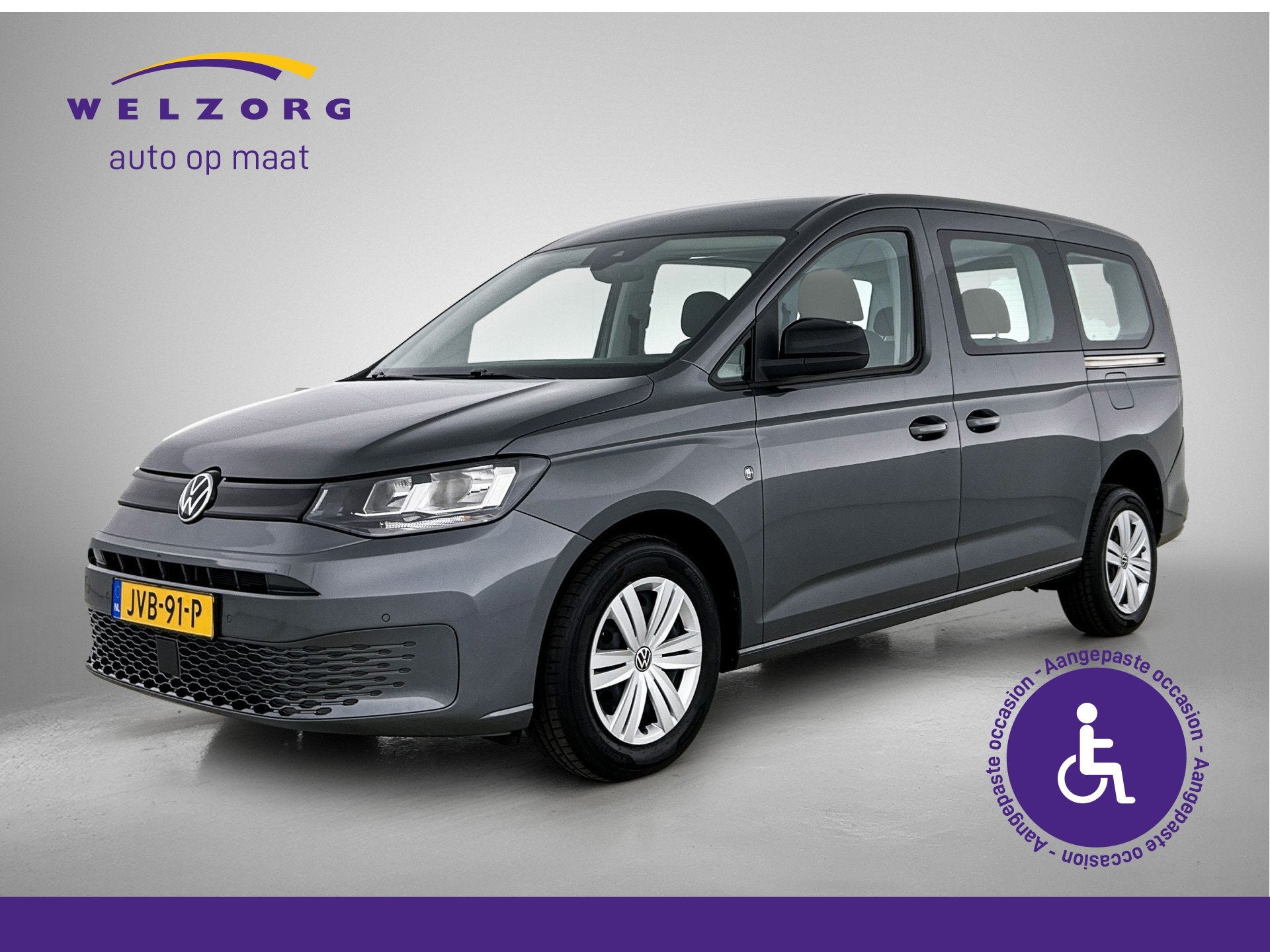 Volkswagen Caddy Maxi 1.5 TSI Life Direct Leverbaar! Rolstoe, Auto's, Voorwielaandrijving, 12 maanden, Stof, Euro 6
