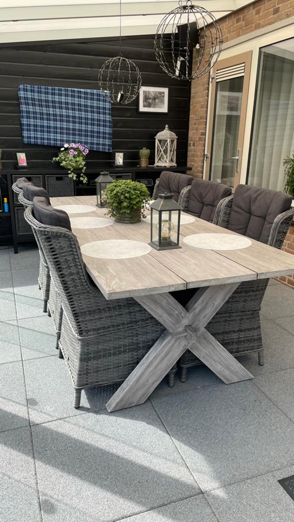 Tuinstoelen zes stuks in nieuw staat, Ophalen of Verzenden, Zo goed als nieuw