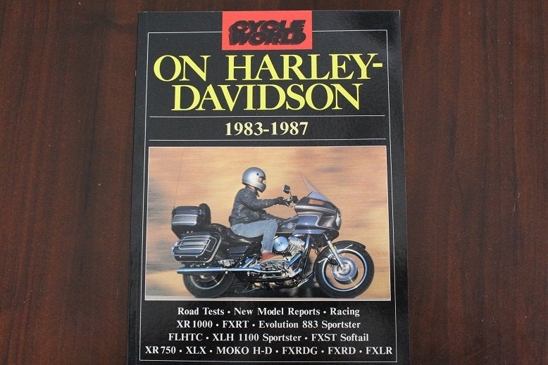 Harley Davidson 1983 - 1987 XR1000 FXRT 883 XLH1000 XR750, Ophalen of Verzenden, Gelezen