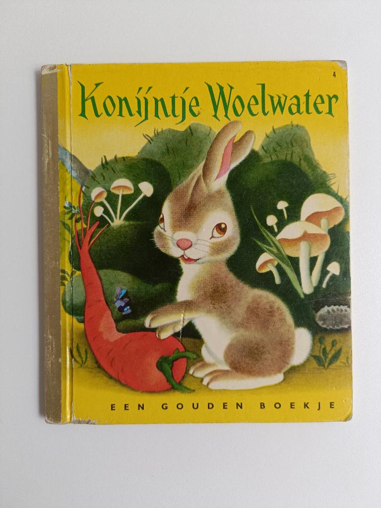 Konijntje Woelwater - Gouden Boekje - Han Hoekstra, Gelezen, Fictie algemeen, Jongen of Meisje, 4 jaar