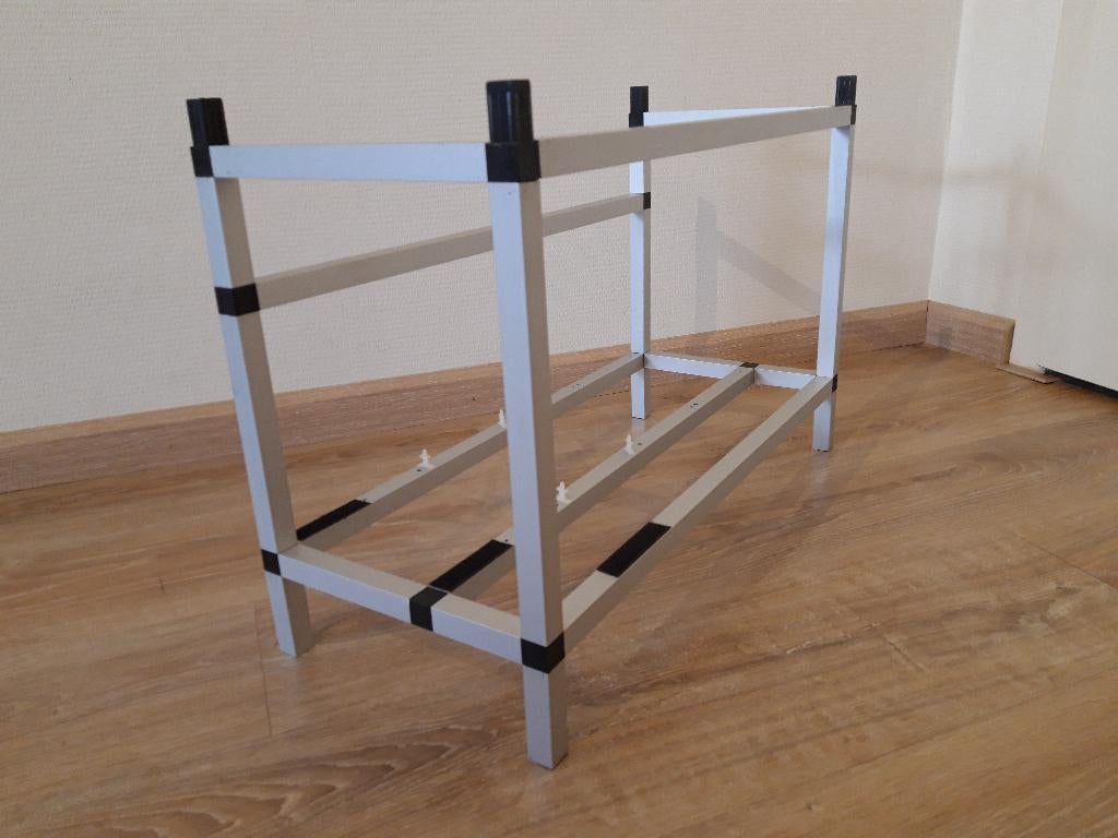 7x GPU aluminium Mining rig frame, Ophalen, Gebruikt