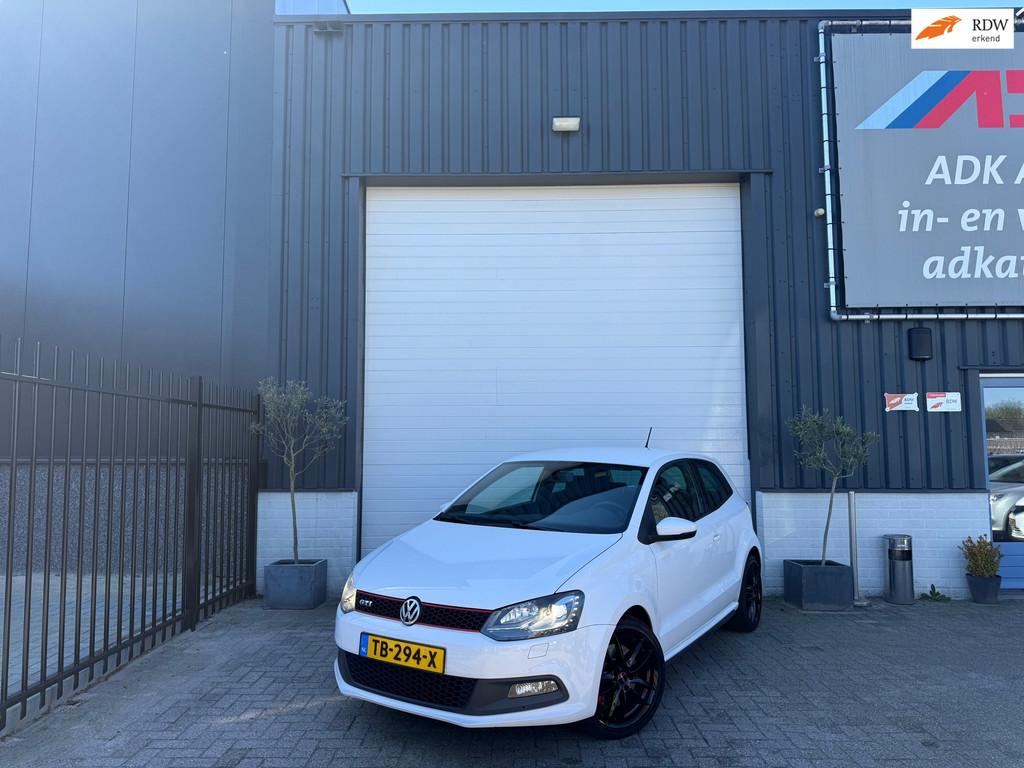 Volkswagen Polo 1.4 TSI GTI DSG/XENON/PDC/CRUISE/LM VELGEN, Auto's, Euro 5, Stof, Zwart, 4 cilinders