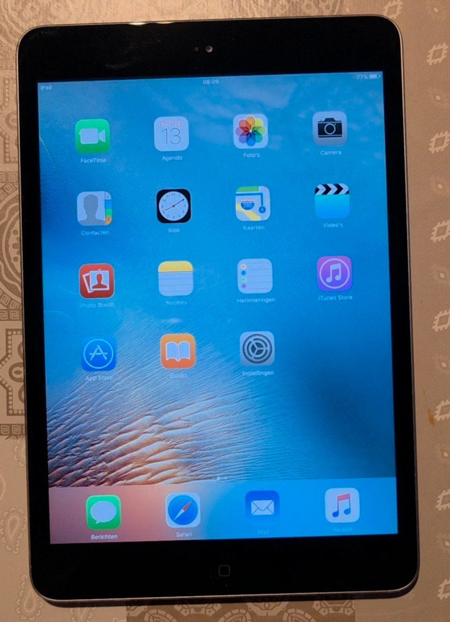 iPad Mini 1e Generatie - 16GB, Computers en Software, Ophalen, Gebruikt, Grijs, 7 inch of minder